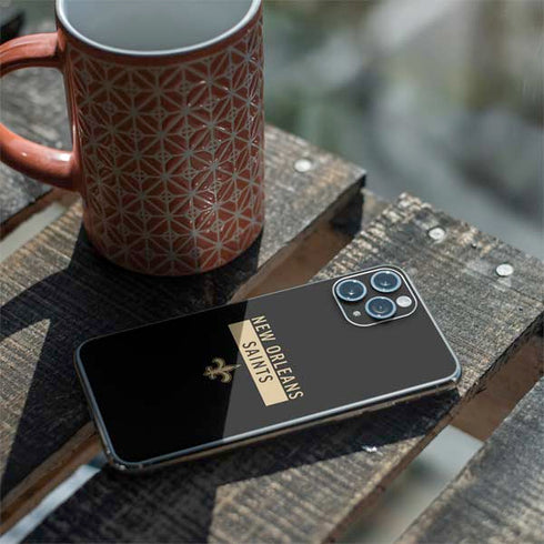NFL New Orleans Saints Black Performance Series iPhone 11 Pro Skin