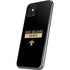 NFL New Orleans Saints Black Performance Series iPhone 11 Skin