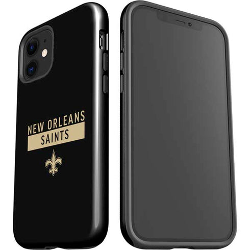 NFL New Orleans Saints Black Performance Series iPhone 12 Impact Case
