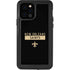 NFL New Orleans Saints Black Performance Series iPhone 12 Pro Waterproof Case