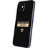 NFL New Orleans Saints Black Performance Series iPhone 12 Skin