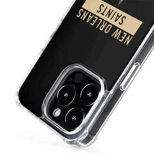 NFL New Orleans Saints Black Performance Series iPhone 13 Pro MagSafe Case