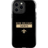 NFL New Orleans Saints Black Performance Series iPhone 13 Pro Max Impact Case