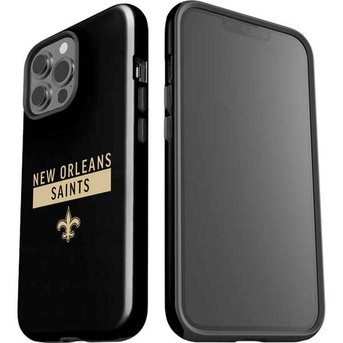 NFL New Orleans Saints Black Performance Series iPhone 13 Pro Max Impact Case