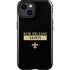 NFL New Orleans Saints Black Performance Series iPhone 15 Plus Impact Case