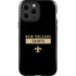 NFL New Orleans Saints Black Performance Series iPhone 15 Pro Max Impact Case