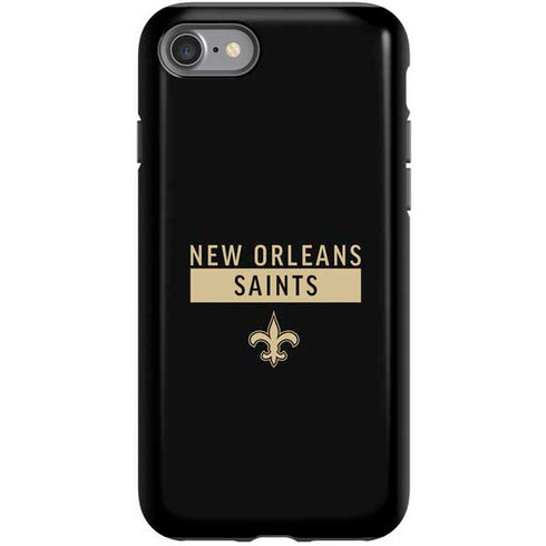 NFL New Orleans Saints Black Performance Series iPhone SE (2nd & 3rd Gen) Pro Case