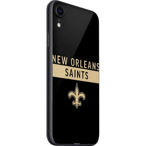 NFL New Orleans Saints Black Performance Series iPhone SE (2nd & 3rd Gen) Skin