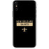 NFL New Orleans Saints Black Performance Series iPhone X Skin