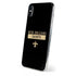 NFL New Orleans Saints Black Performance Series iPhone X Skin