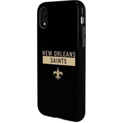 NFL New Orleans Saints Black Performance Series iPhone XR Pro Case