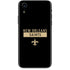 NFL New Orleans Saints Black Performance Series iPhone XR Skin