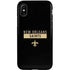 NFL New Orleans Saints Black Performance Series iPhone XS Pro Case