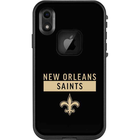 NFL New Orleans Saints Black Performance Series LifeProof Fre iPhone Skin