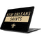 NFL New Orleans Saints Black Performance Series Apple MacBook Skin