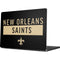 NFL New Orleans Saints Black Performance Series MacBook Pro 14in (2021-24) Skin