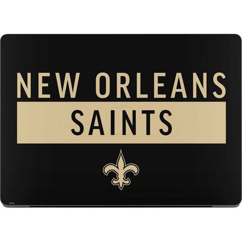 NFL New Orleans Saints Black Performance Series MacBook Pro 14in (2021-24) Skin
