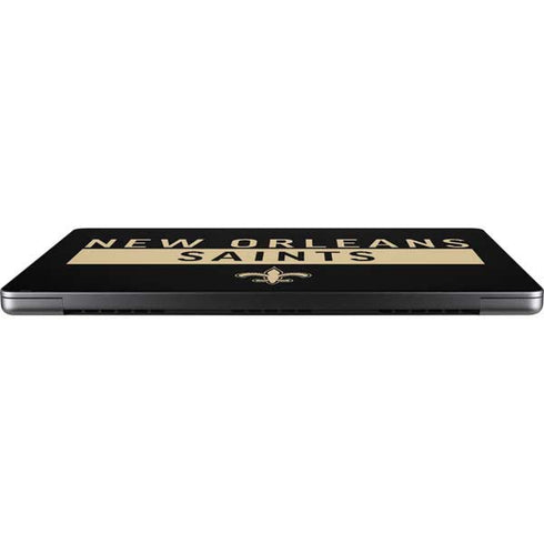 NFL New Orleans Saints Black Performance Series MacBook Pro 14in (2021-24) Skin