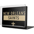 NFL New Orleans Saints Black Performance Series MacBook Pro 16in (2021-25) Case plus Skin