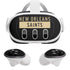 NFL New Orleans Saints Black Performance Series Meta Quest 3 Skin