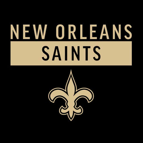 NFL New Orleans Saints Black Performance Series Moto E5 Play Skin