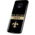 NFL New Orleans Saints Black Performance Series Moto G6 Skin