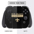 NFL New Orleans Saints Black Performance Series Nintendo Switch Bundle Skin