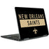 NFL New Orleans Saints Black Performance Series Notebook 9 Pro 13in (2017) Skin