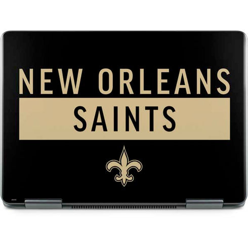 NFL New Orleans Saints Black Performance Series Notebook 9 Pro 13in (2017) Skin