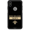 NFL New Orleans Saints Black Performance Series Otterbox Commuter iPhone Skin