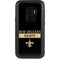 NFL New Orleans Saints Black Performance Series Otterbox Defender Galaxy Skin