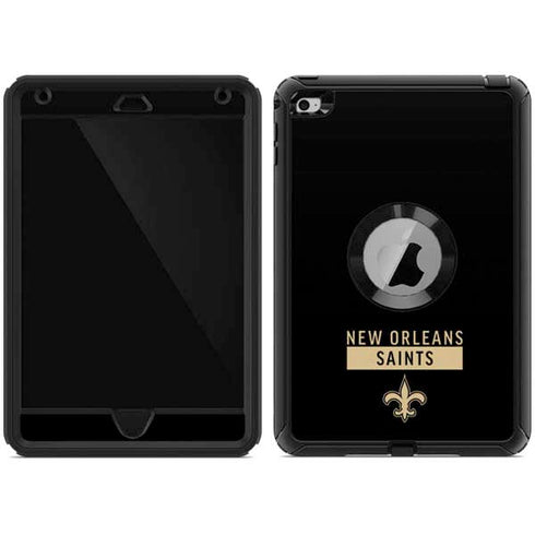 NFL New Orleans Saints Black Performance Series Otterbox Defender iPad Skin