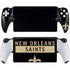 NFL New Orleans Saints Black Performance Series PlayStation Portal Remote Player Skin