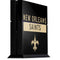 NFL New Orleans Saints Black Performance Series PS4 Console Skin