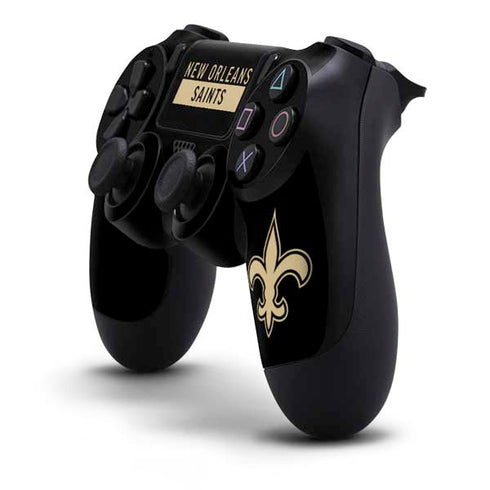 NFL New Orleans Saints Black Performance Series PS4 Controller Skin