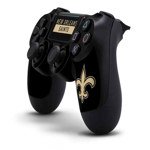 NFL New Orleans Saints Black Performance Series PS4 Pro/Slim Controller Skin