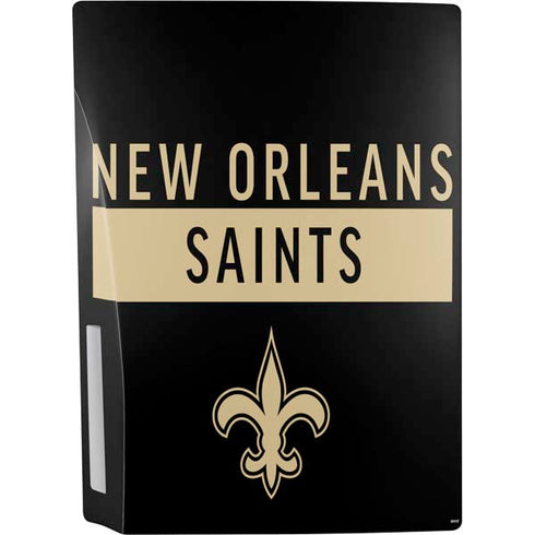 NFL New Orleans Saints Black Performance Series PS5 Bundle Skin