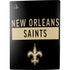 NFL New Orleans Saints Black Performance Series PS5 Digital Edition Console Skin