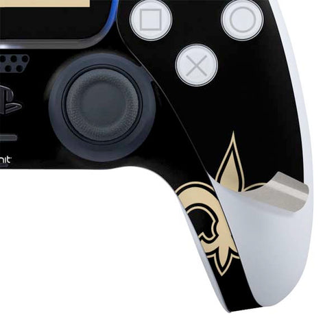 NFL New Orleans Saints Black Performance Series PS5 Controller Skin