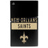 NFL New Orleans Saints Black Performance Series PS5 Slim Disk Console Skin
