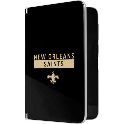 NFL New Orleans Saints Black Performance Series Surface Duo Skin