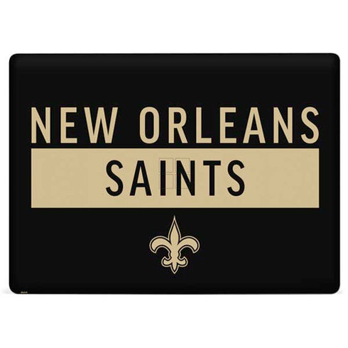 NFL New Orleans Saints Black Performance Series Surface Laptop 2 Skin