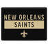 NFL New Orleans Saints Black Performance Series Surface Laptop 3 13.5in Skin