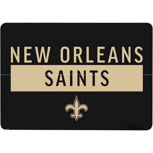 NFL New Orleans Saints Black Performance Series Surface Laptop Studio Skin