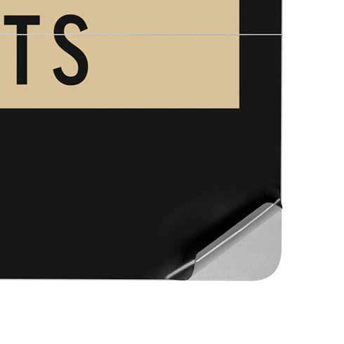 NFL New Orleans Saints Black Performance Series Surface Laptop Studio Skin