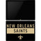 NFL New Orleans Saints Black Performance Series Surface Pro 6 Skin