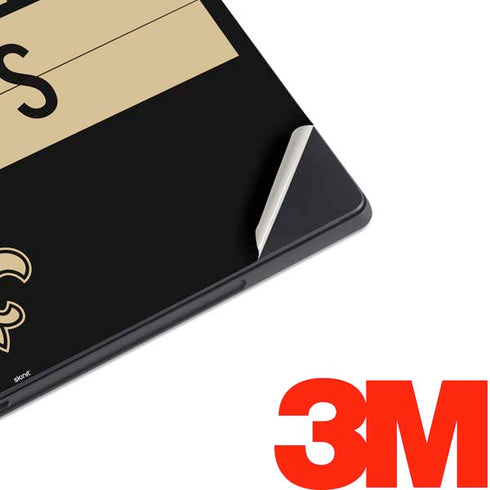 NFL New Orleans Saints Black Performance Series Surface Pro 6 Skin