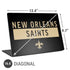 NFL New Orleans Saints Black Performance Series Universal Laptop 16.6in (13.4 x 9.7in) Skin