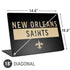 NFL New Orleans Saints Black Performance Series Universal Laptop 18in (14.6 x 10.6in) Skin