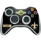 NFL New Orleans Saints Black Performance Series Xbox 360 Wireless Controller Skin